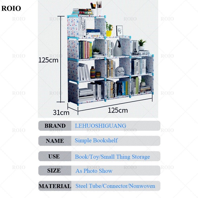 Simple Easy Assembly Children's Bookshelf - Casatrail.com