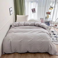 Thumbnail for Simple Stripe Duvet Cover for Queen Size Bed - Casatrail.com