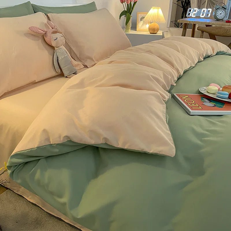 Skin - friendly Quilt Cover Simple Style Bed Linen - Casatrail.com