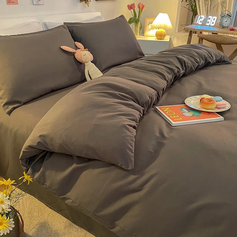 Skin - friendly Quilt Cover Simple Style Bed Linen - Casatrail.com