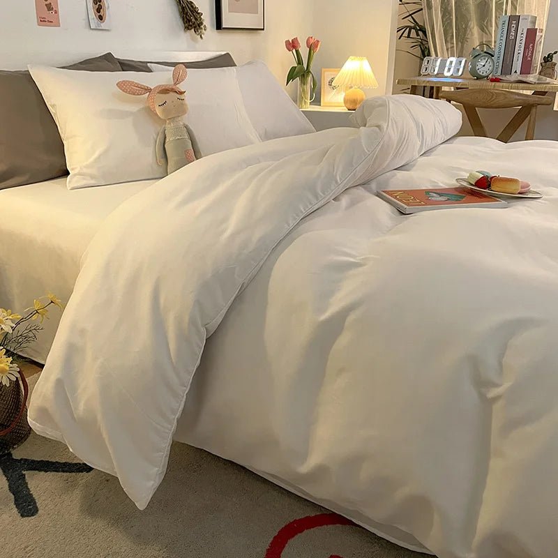 Skin - friendly Quilt Cover Simple Style Bed Linen - Casatrail.com