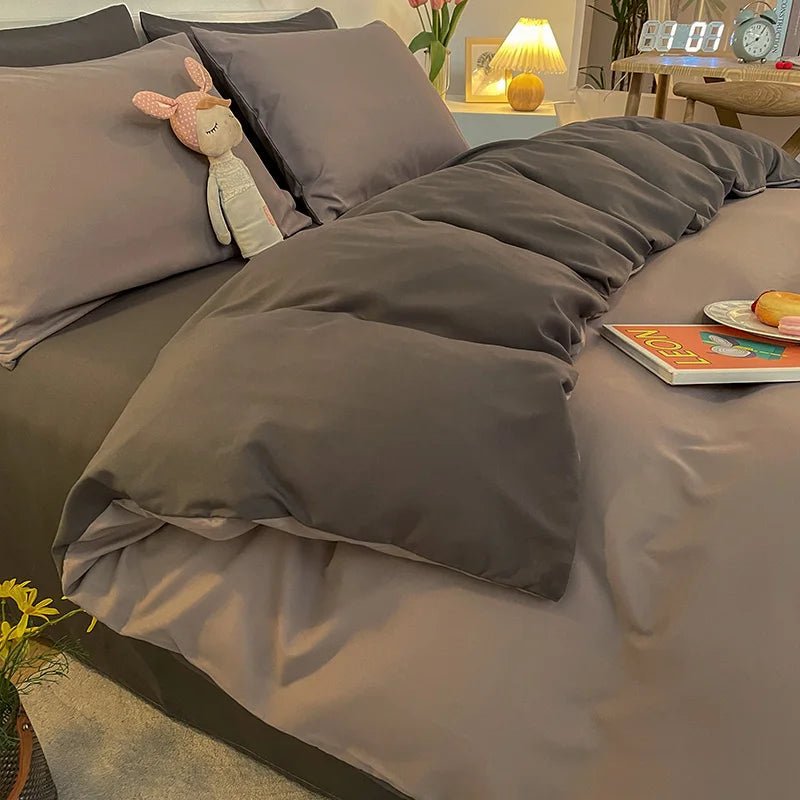 Skin - friendly Quilt Cover Simple Style Bed Linen - Casatrail.com