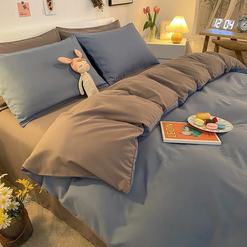 Skin - friendly Quilt Cover Simple Style Bed Linen - Casatrail.com