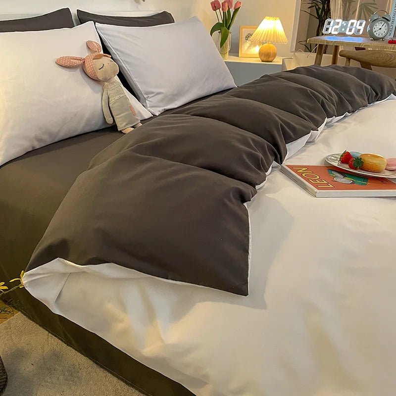 Skin - friendly Quilt Cover Simple Style Bed Linen - Casatrail.com