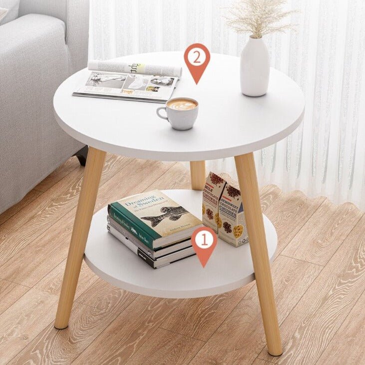 Small Round Living Room Side Table - Casatrail.com