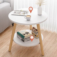 Thumbnail for Small Round Living Room Side Table - Casatrail.com