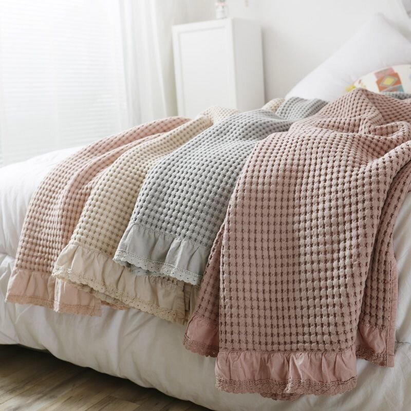 Soft 100% Cotton Knitted Blanket - Casatrail.com