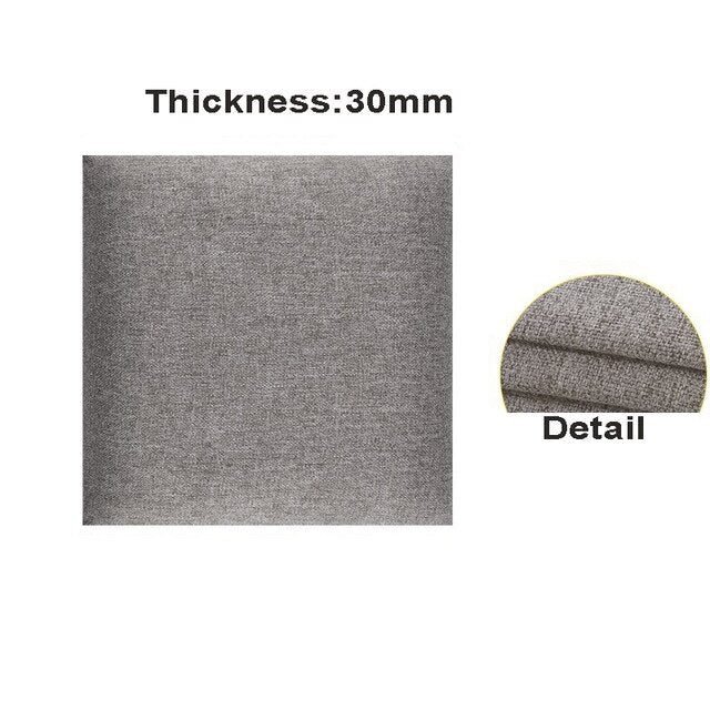 Soft Bag Bed Headboards with Anti - Collision Self - Adhesive Decor Stickers - Casatrail.com