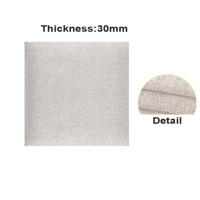 Soft Bag Bed Headboards with Anti - Collision Self - Adhesive Decor Stickers - Casatrail.com