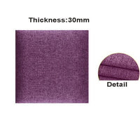 Thumbnail for Soft Bag Bed Headboards with Anti - Collision Self - Adhesive Decor Stickers - Casatrail.com