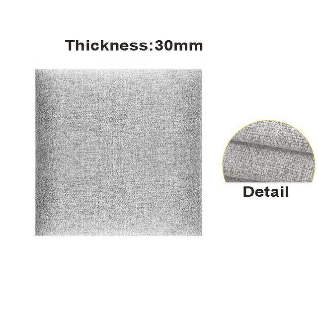 Soft Bag Bed Headboards with Anti - Collision Self - Adhesive Decor Stickers - Casatrail.com