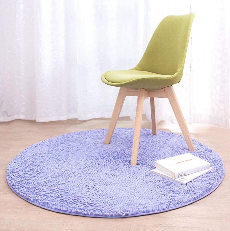 Soft Bathroom Carpet Anti - Slip Floor Mat Circular Rug - Casatrail.com