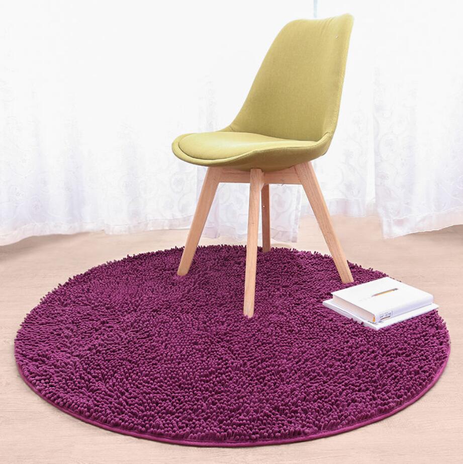 Soft Bathroom Carpet Anti - Slip Floor Mat Circular Rug - Casatrail.com