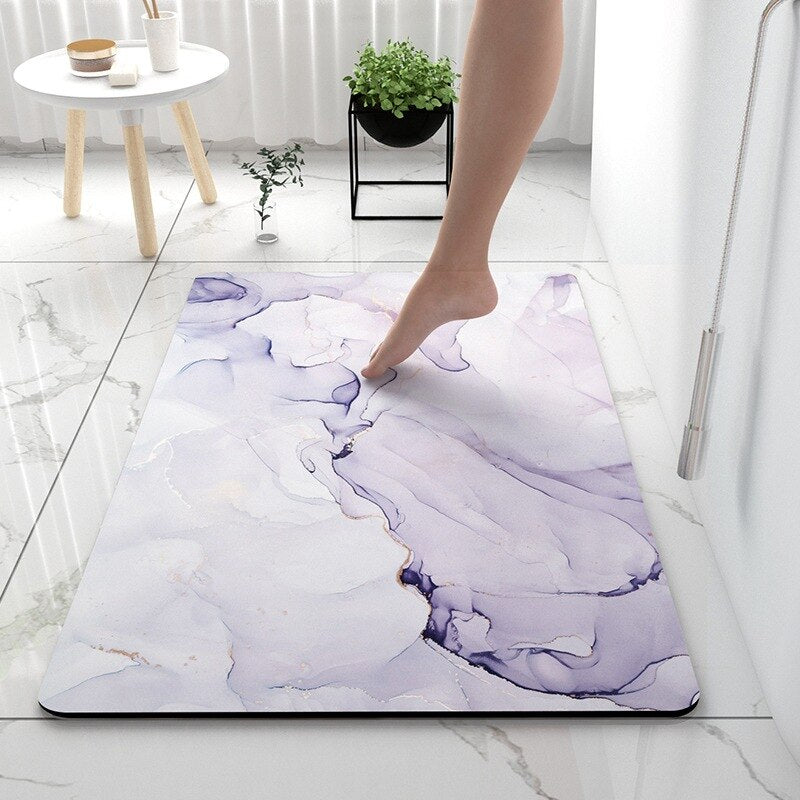 Soft Diatomaceous Earth Bathroom Rug - Casatrail.com