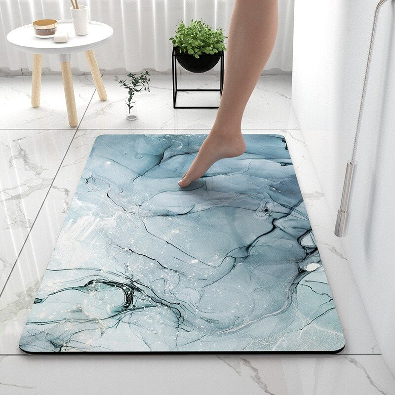 Soft Diatomaceous Earth Bathroom Rug - Casatrail.com