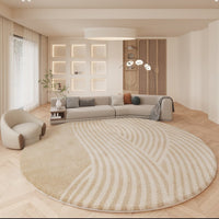 Thumbnail for Soft Imitation Cashmere Round Carpet for Living Room - Casatrail.com