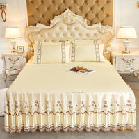 Thumbnail for Soft Lace Bed Skirt Set for King/Queen Size Beds - Casatrail.com