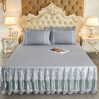 Thumbnail for Soft Lace Bed Skirt Set for King/Queen Size Beds - Casatrail.com