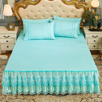 Thumbnail for Soft Lace Bed Skirt Set for King/Queen Size Beds - Casatrail.com