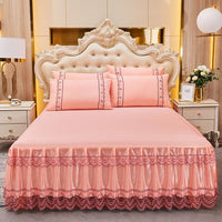 Thumbnail for Soft Lace Bed Skirt Set for King/Queen Size Beds - Casatrail.com