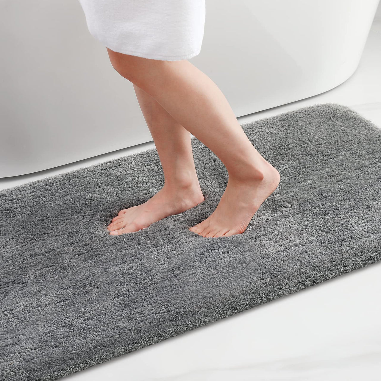 Soft Plush Bathroom Rug Absorbent and Quick Dry - Casatrail.com