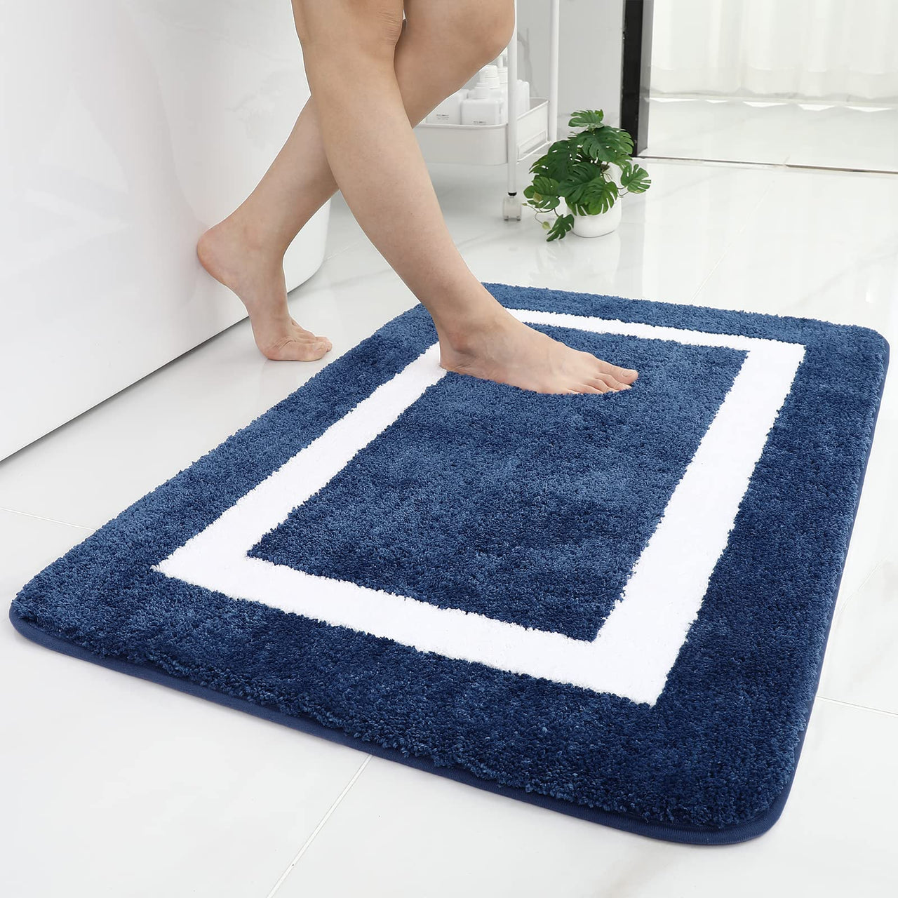 Soft Plush Bathroom Rug Absorbent and Quick Dry - Casatrail.com