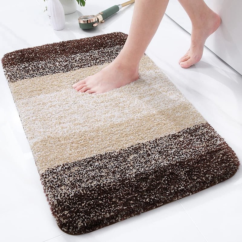 Soft Plush Bathroom Rug Absorbent and Quick Dry - Casatrail.com