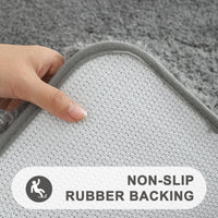 Thumbnail for Soft Plush Bathroom Rug Absorbent and Quick Dry - Casatrail.com