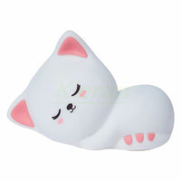 Thumbnail for Soft Silicone Cat LED USB Rechargeable Night Light - Casatrail.com