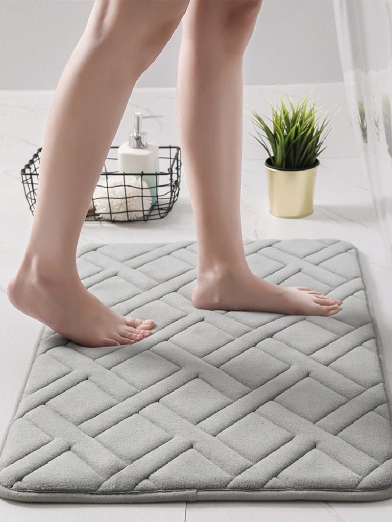 Soft Step Premium Memory Foam Bath Rug - Quick Dry - Casatrail.com