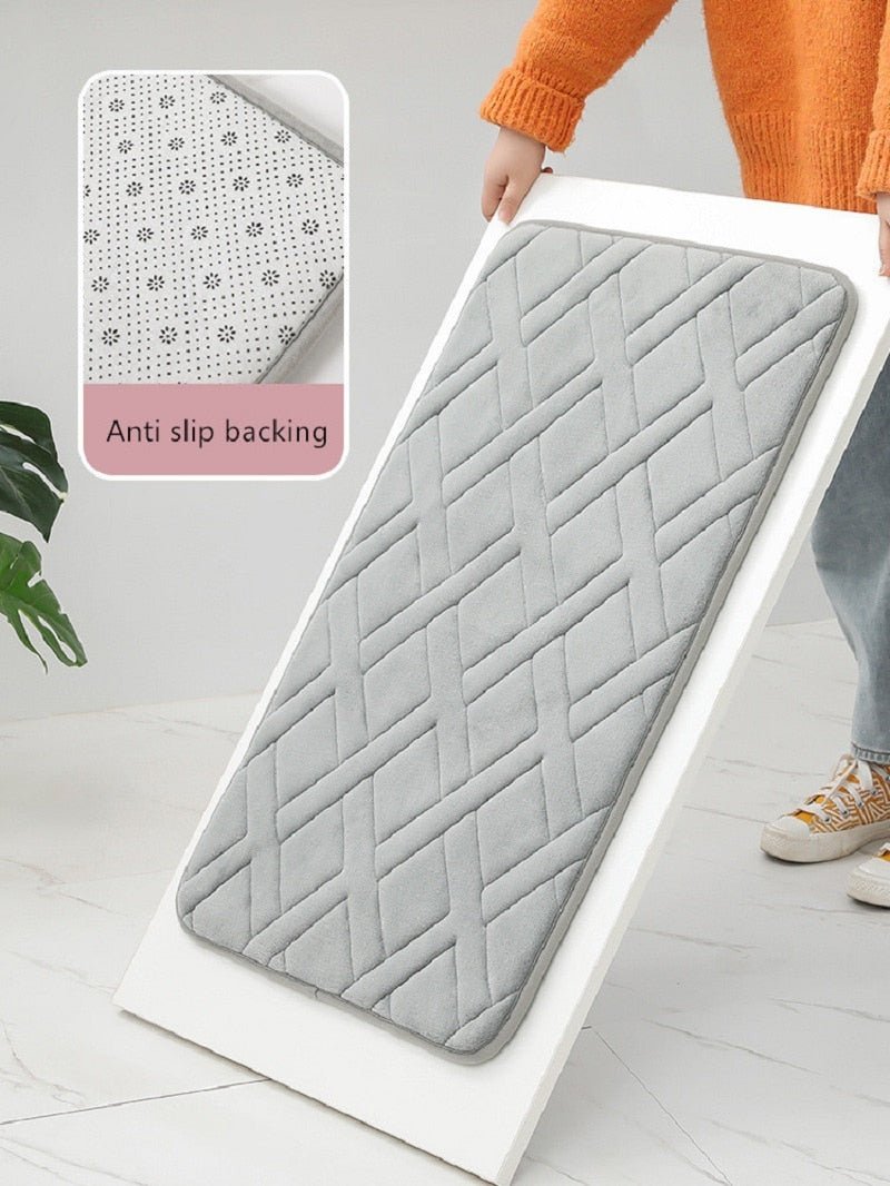 Soft Step Premium Memory Foam Bath Rug - Quick Dry - Casatrail.com