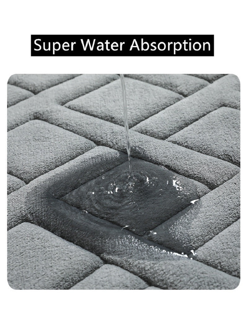 Soft Step Premium Memory Foam Bath Rug - Quick Dry - Casatrail.com