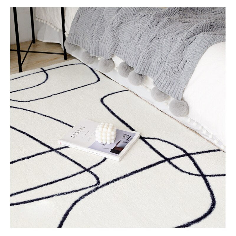 Soft Thick Faux Cashmere Living Room Carpet - Casatrail.com