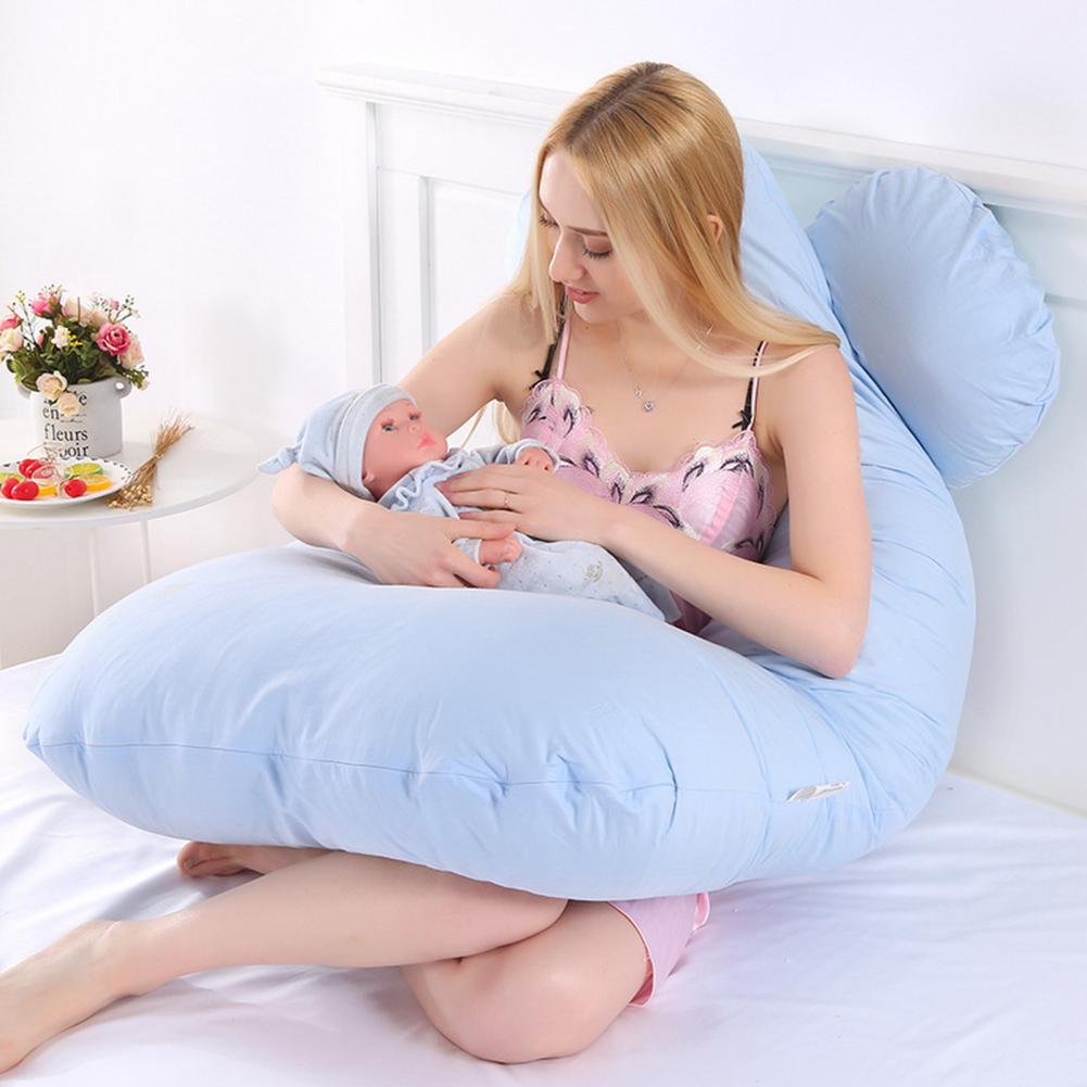 Soft U - Shape Maternity Pillow - Coral Fleece for Pregnant Women - Casatrail.com