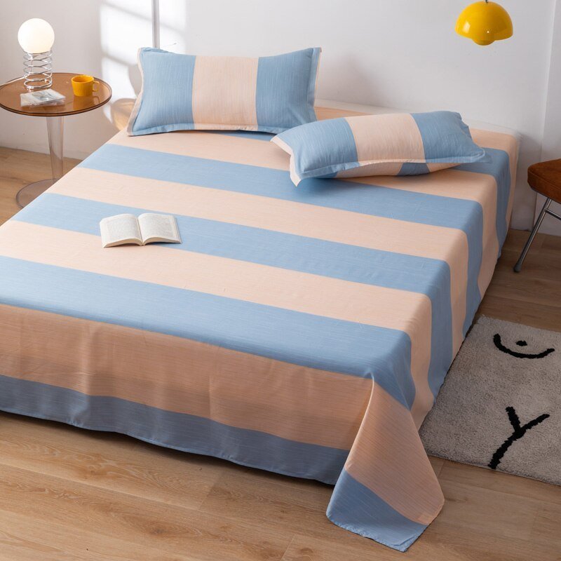 Soft Washable Plaid Bed Sheet - Casatrail.com