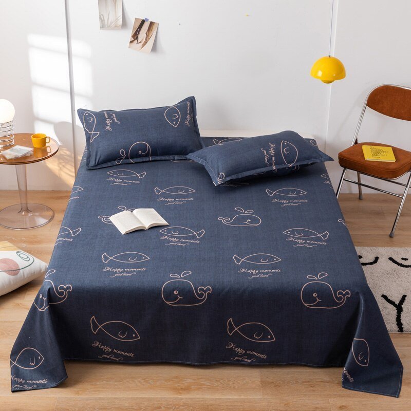 Soft Washable Plaid Bed Sheet - Casatrail.com