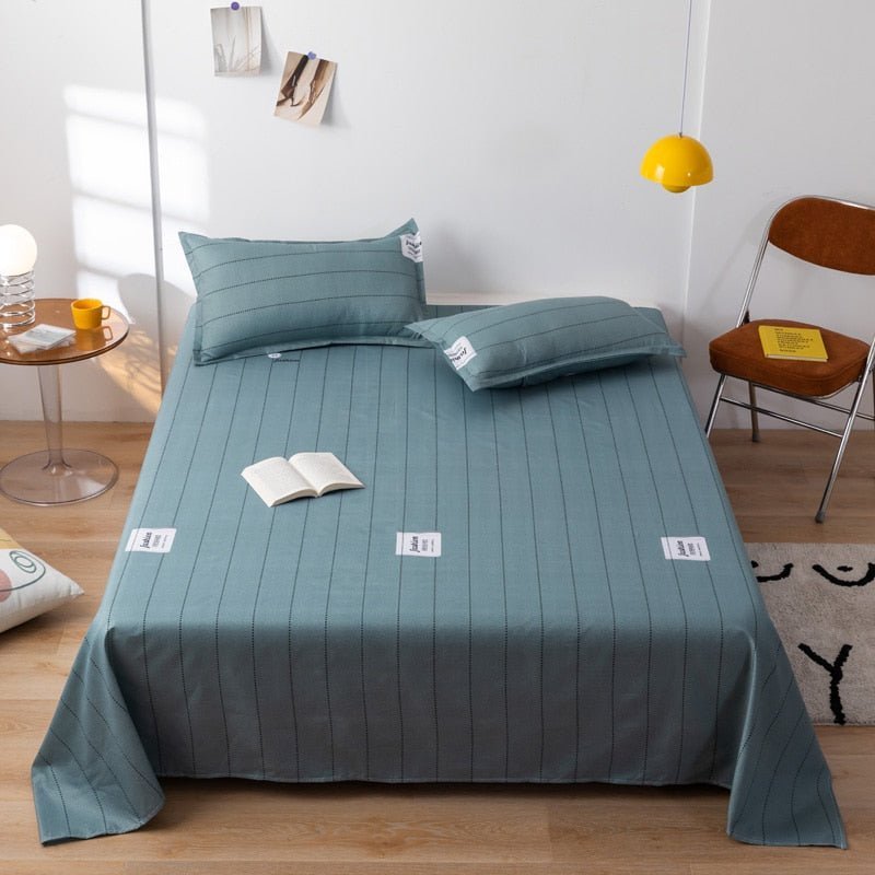 Soft Washable Plaid Bed Sheet - Casatrail.com