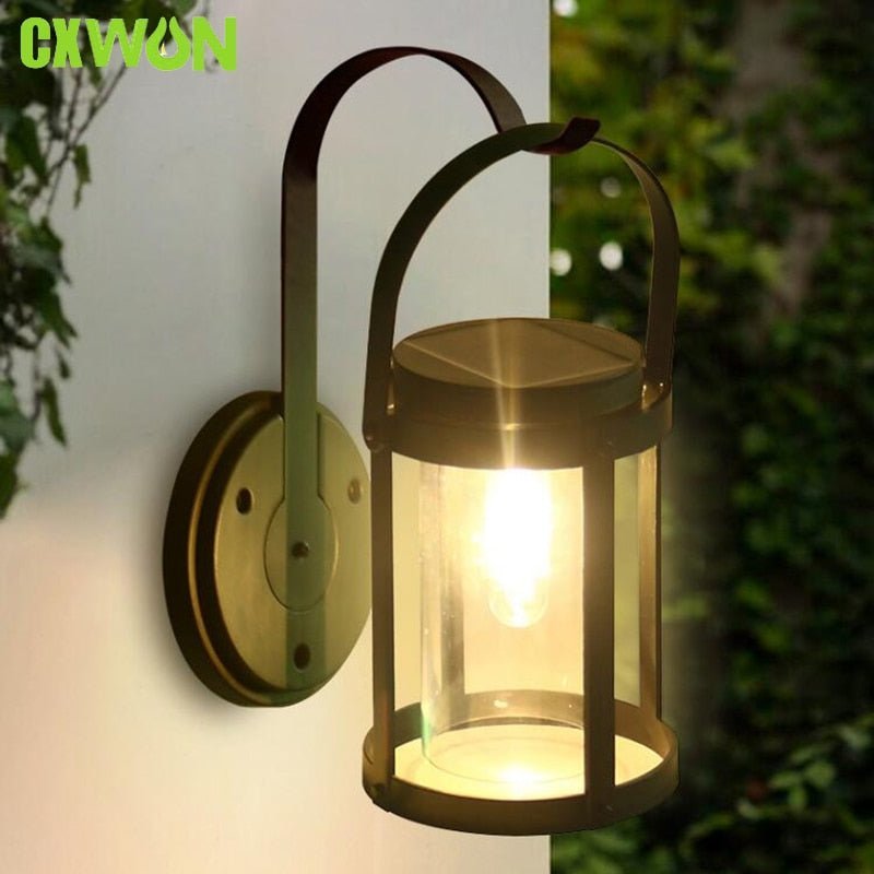 Solar Outdoor Garden Fence Wall Lamp - Waterproof - Casatrail.com