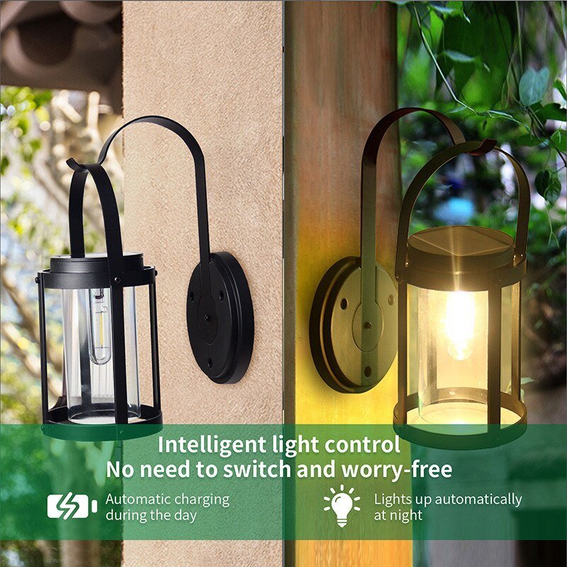 Solar Outdoor Garden Fence Wall Lamp - Waterproof - Casatrail.com