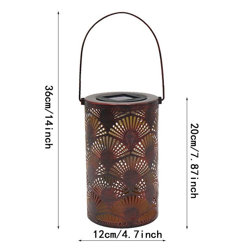 Solar Wall Lantern - LED Hanging Lamp - Casatrail.com