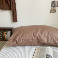 Thumbnail for Solid Color Cotton Washed Pillowcase Set - Casatrail.com