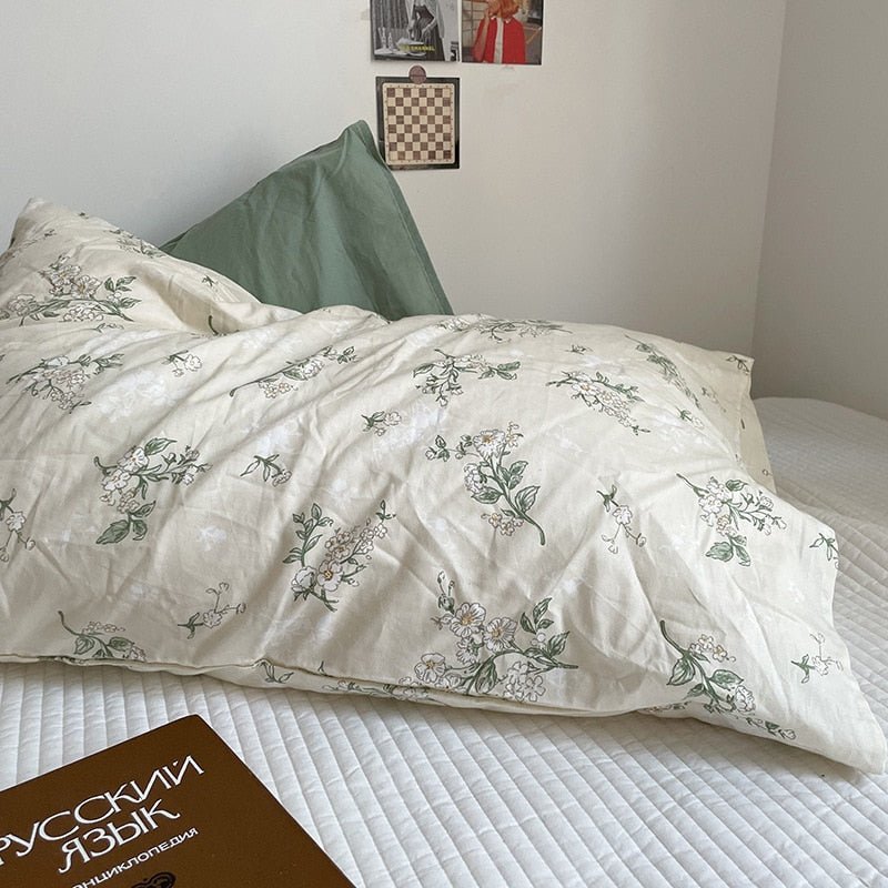 Solid Color Cotton Washed Pillowcase Set - Casatrail.com