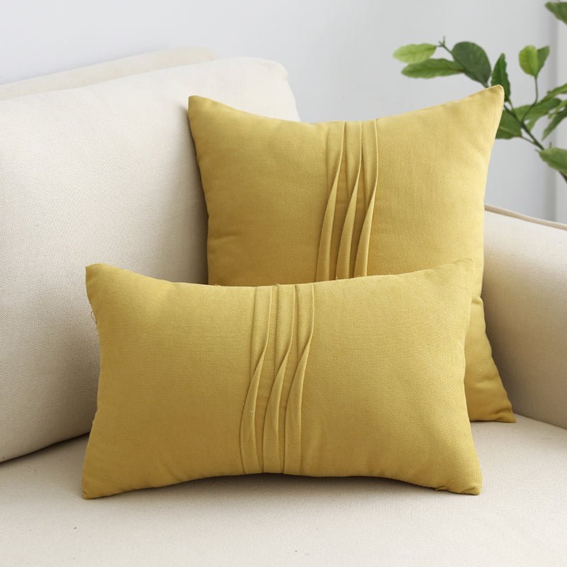 Solid Color Office Sofa Lumbar Pillow - Casatrail.com