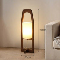 Thumbnail for Solid Wood Floor Lamp with Japanese Retro Design - Casatrail.com