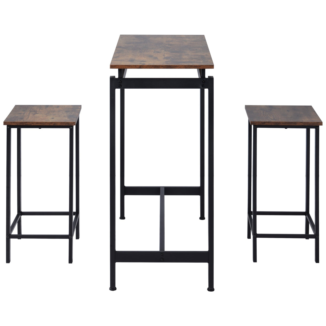 Space - Saving Dining Table Set with Two Chairs - Casatrail.com