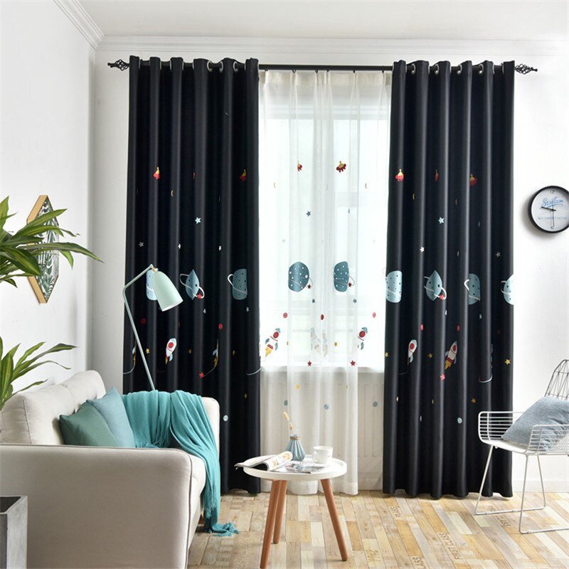 Spaceship Blackout Curtains - Casatrail.com