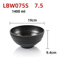 Thumbnail for Special Melamine Noodles Soup Rice Ramen Bowl - Casatrail.com