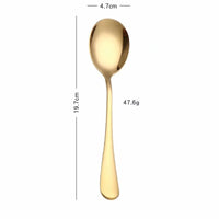 Thumbnail for Spklifey Gold Salad Spoon Fork Set - 2PCS - Casatrail.com