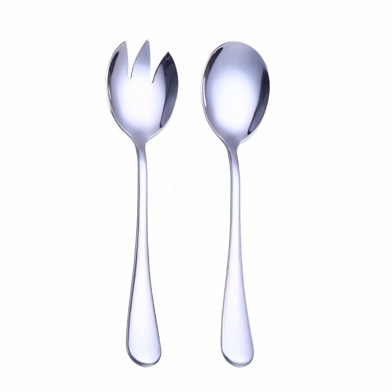 Spklifey Gold Salad Spoon Fork Set - 2PCS - Casatrail.com