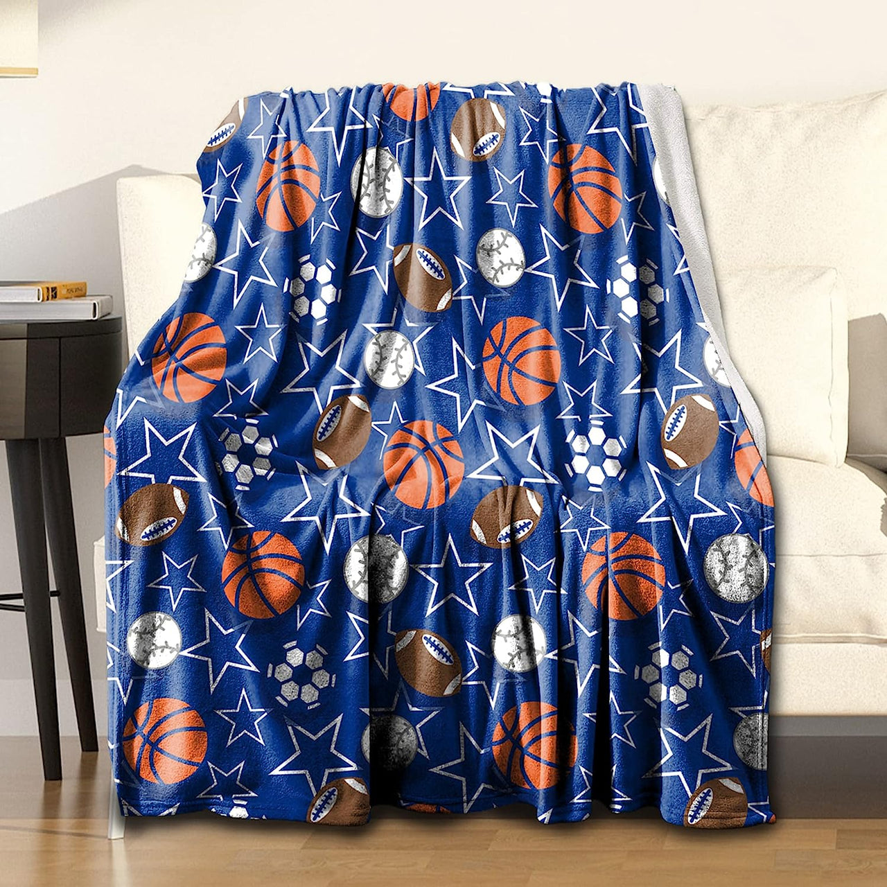 Sports Throw Blanket - Soft Lightweight Fleece - Casatrail.com